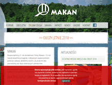Tablet Screenshot of makan.com.pl
